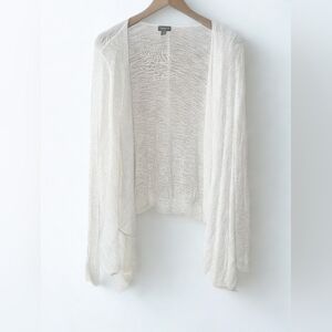 Torrid White Open-Front Lightweight Cardigan – Size 4 (4X)